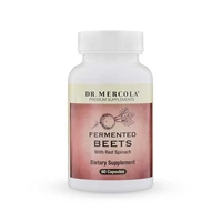 Fermenteret rødbede - Med rød spinat (60 stks pr glas) 1 måneds forbrug